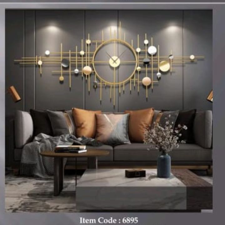 Modren Galaxy wall Clock (48 x 23 Inches) - The Gharnish - A Unit of Satkala Creations