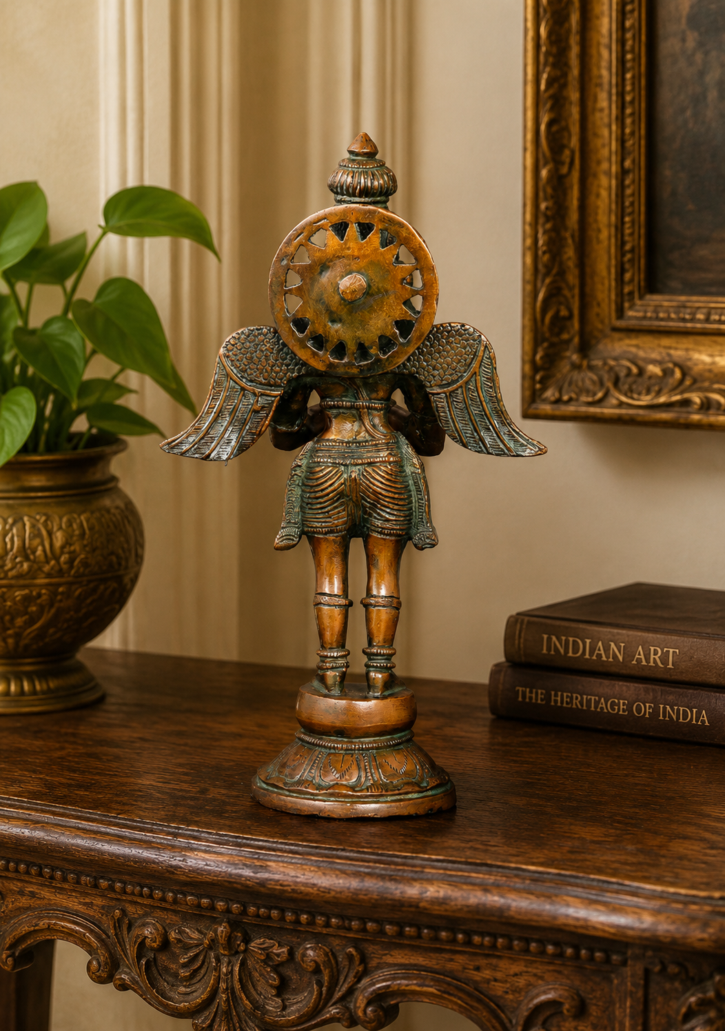Garuda Bhagwan Back side pose