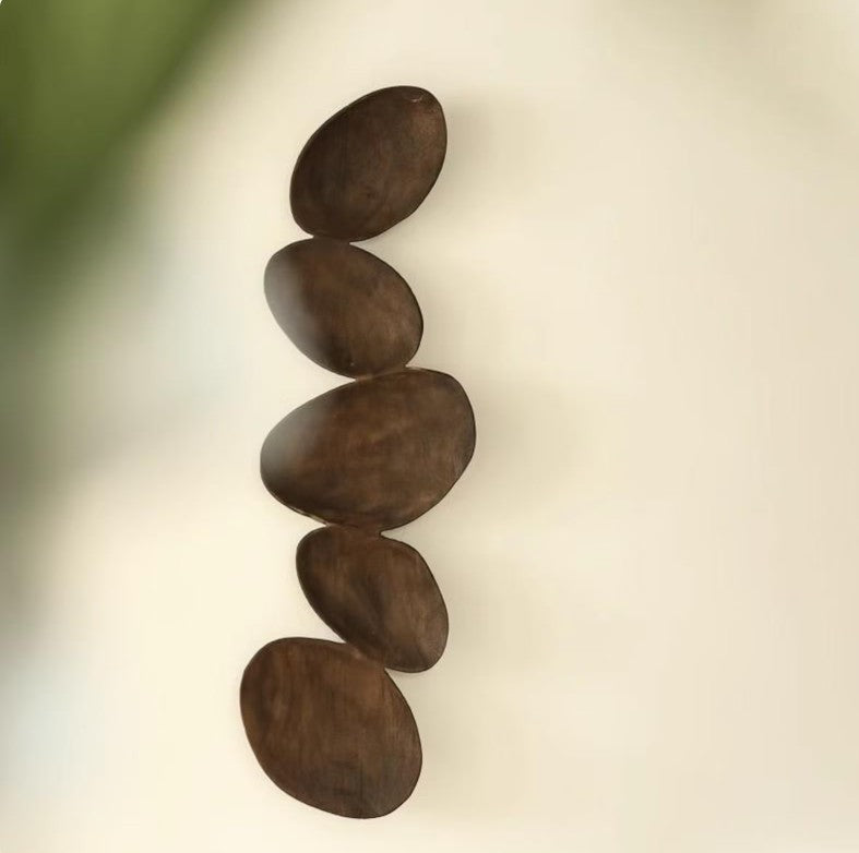 Handmade Leaf Wall Art Organic Wooden Wall Decor Nature Inspired Wall Hanging for Modern Homes