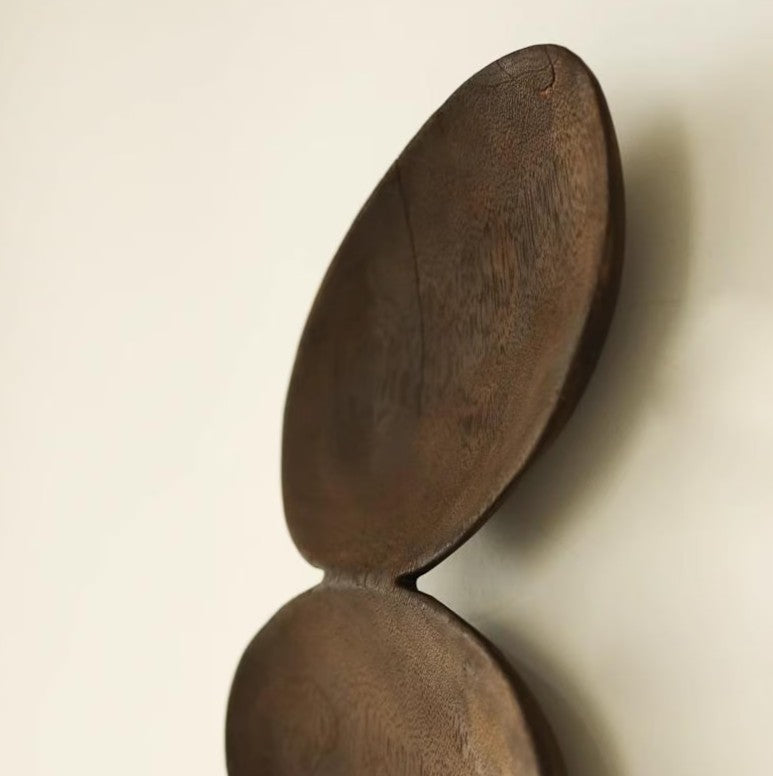 Handmade Leaf Wall Art Organic Wooden Wall Decor Nature Inspired Wall Hanging for Modern Homes