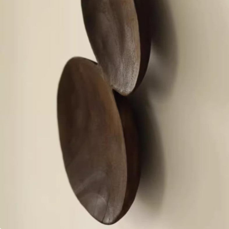 Handmade Leaf Wall Art Organic Wooden Wall Decor Nature Inspired Wall Hanging for Modern Homes