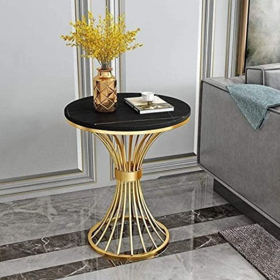 Circular Solid Centre Tea, Sofa, end, and Bedside Tables, Round Coffee Table - The Gharnish - A Unit of Satkala Creations