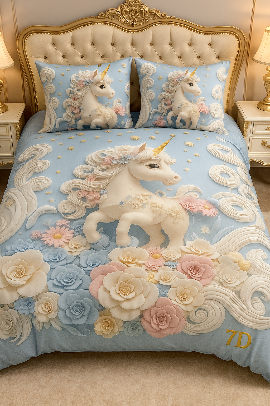 7D Fairy Tales Storytelling Bedsheet Set for Genzee - The Gharnish - A Unit of Satkala Creations