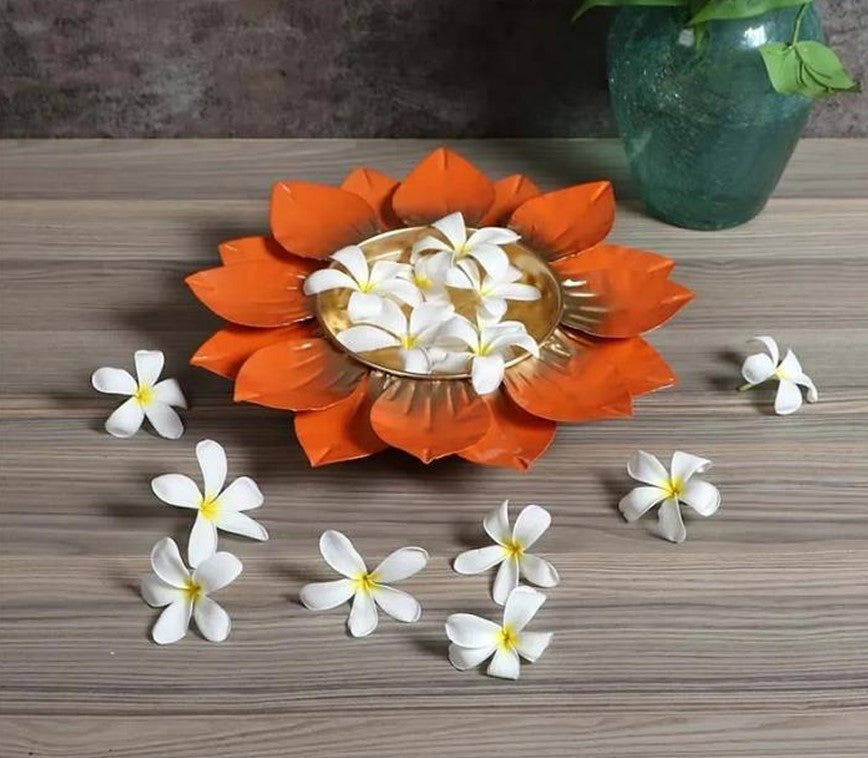 Spread Lotus Urli Set of 4 - The Gharnish - A Unit of Satkala Creations