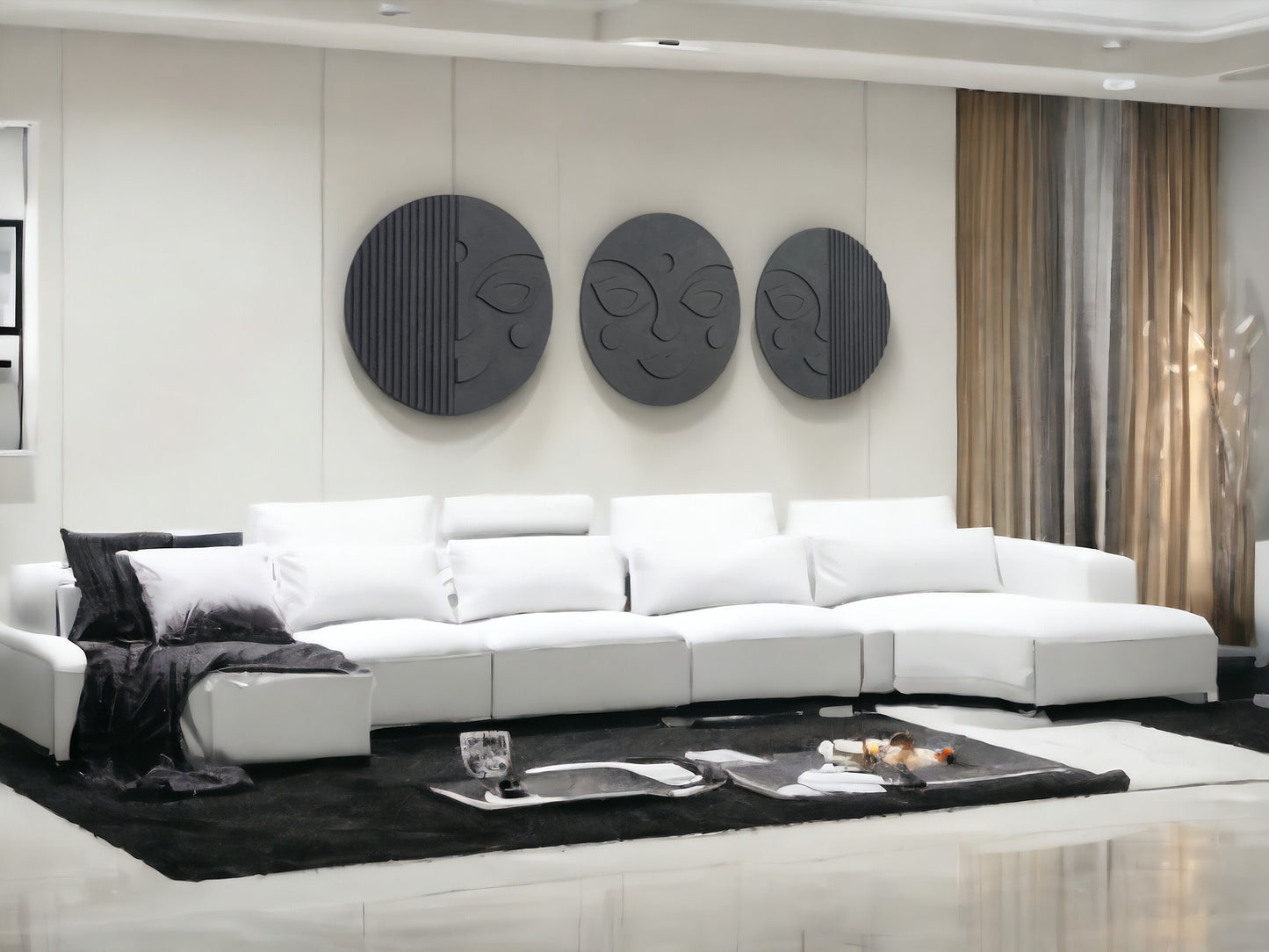 Unique Design Wooden Artpiece Set of 3 - The Gharnish - A Unit of Satkala Creations