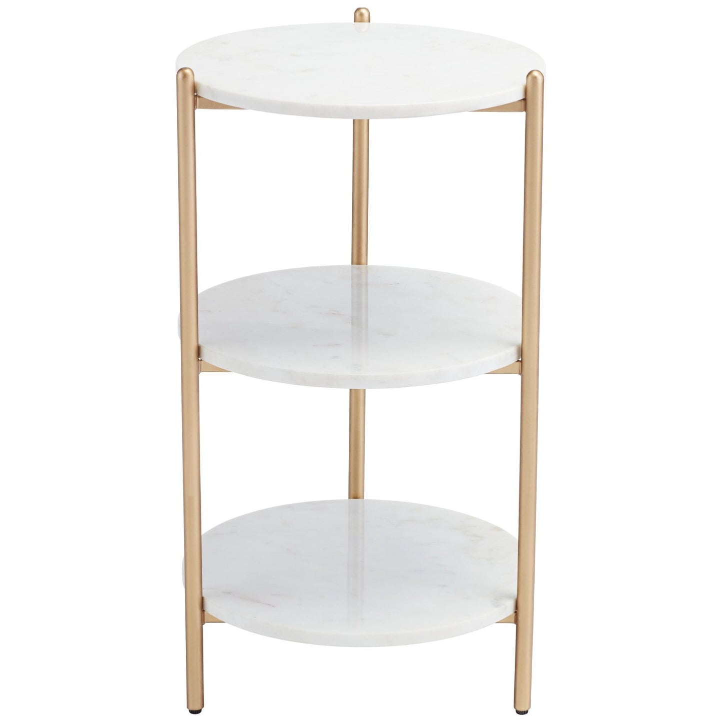 3-Tier Sofa Side Table, Modern Round Side Table,End Table Accent Table - The Gharnish - A Unit of Satkala Creations