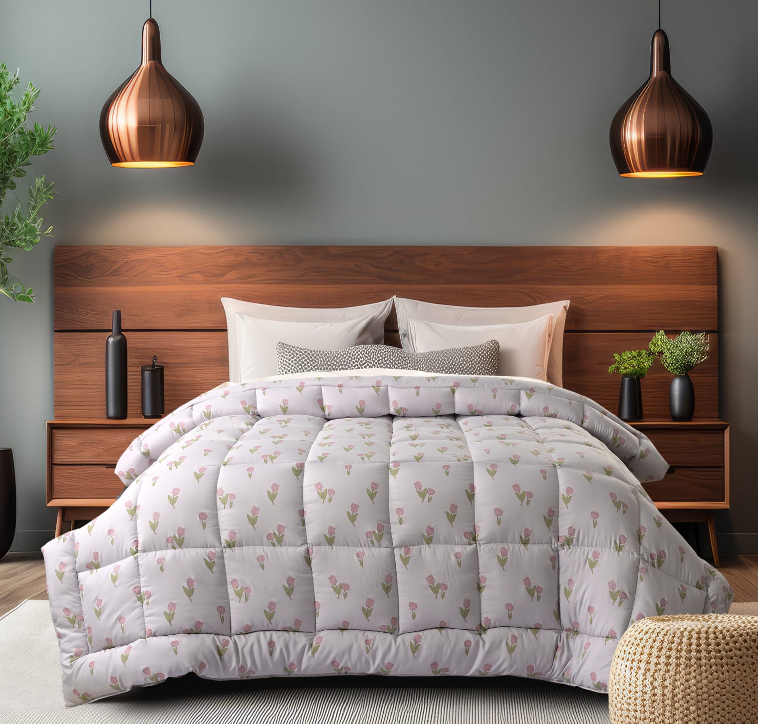 Ultrasoft luxury & Supersoft Micro Fibre Comforter With Anti Fibre Peeling Treatment - The Gharnish - A Unit of Satkala Creations