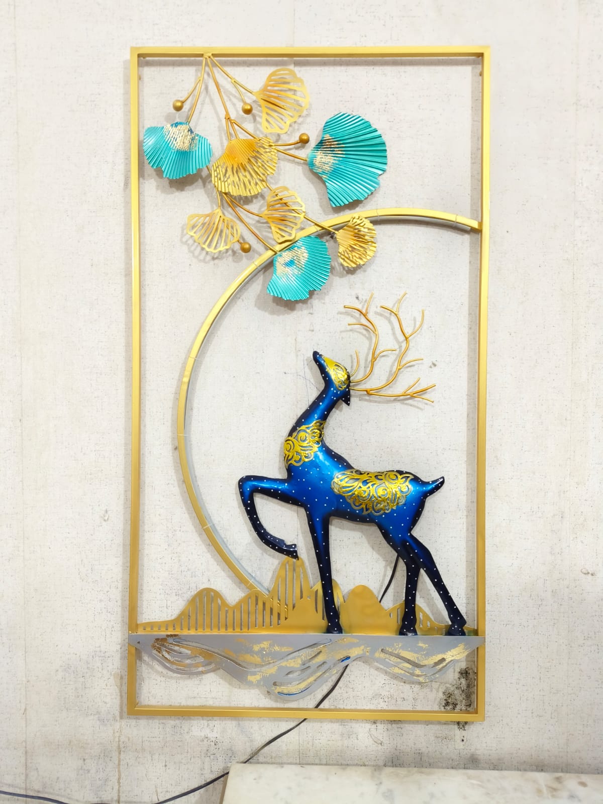 Deer & Nature Wall Art with LED - The Gharnish - A Unit of Satkala Creations