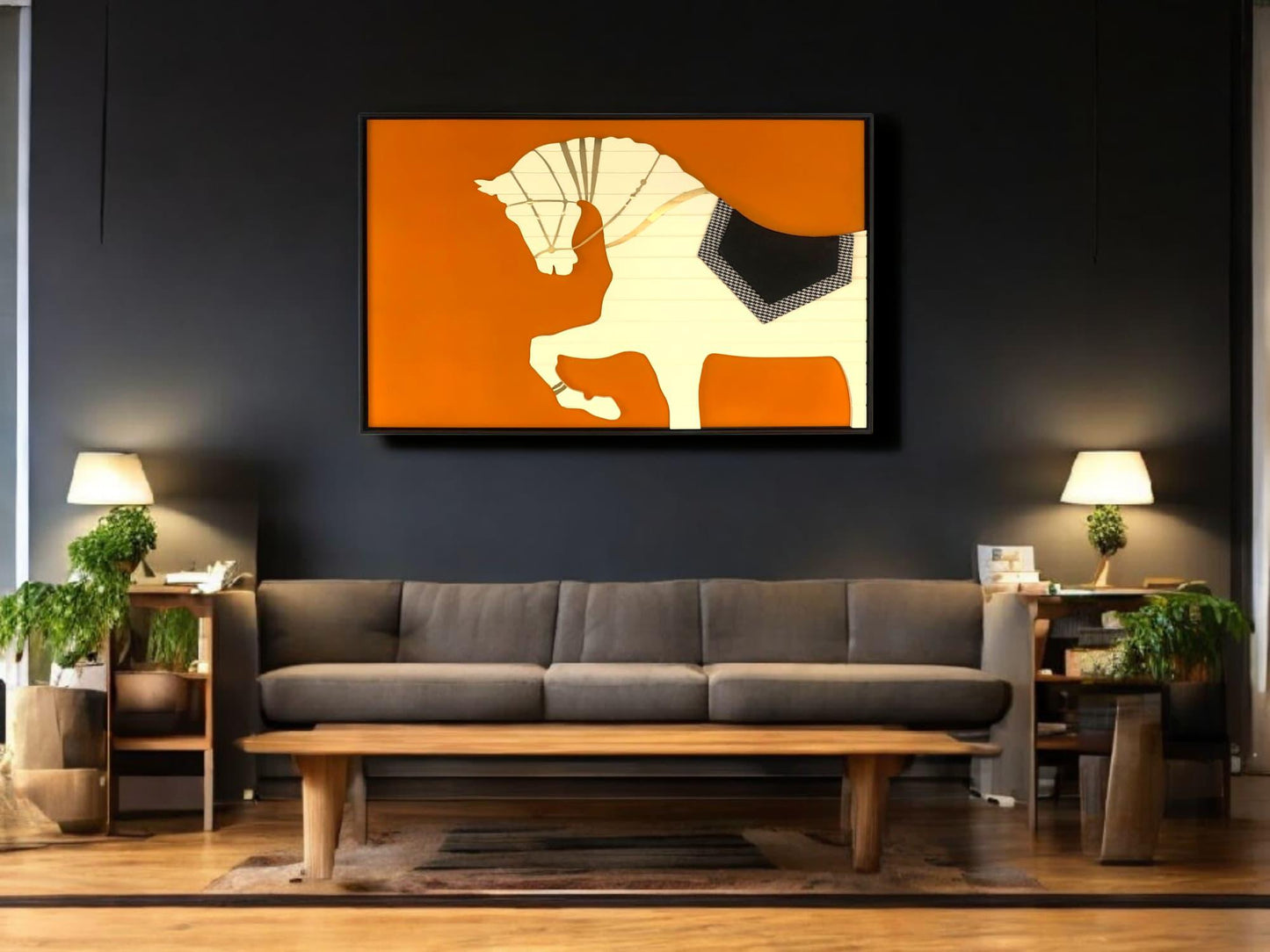 The Stallion Spirit – Wooden Horse Carving for Home Décor - The Gharnish - A Unit of Satkala Creations