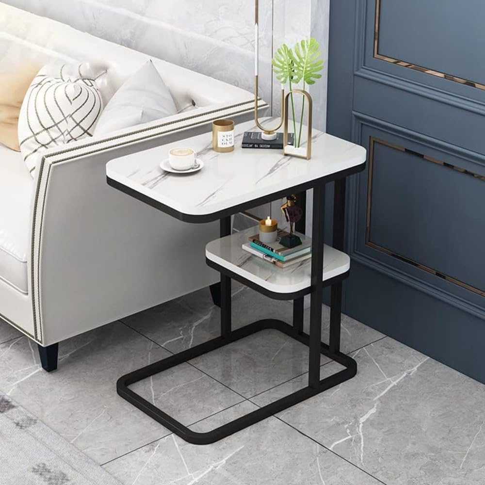 Sofa Side Cabinet Modern Simple Small tea table Sitting Room Corner Table Multi-functional square Table - The Gharnish - A Unit of Satkala Creations