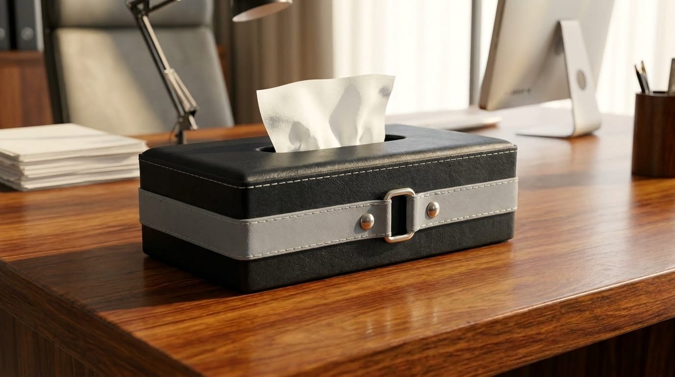 Leather Tissue Box Holders Premium Series