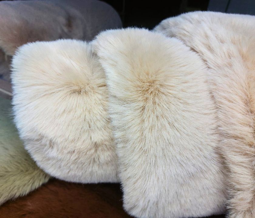 This Carpet made from high-quality faux rabbit fur, which offers an incredibly soft and plush texture. This material mimics the feel of real rabbit fur, providing a luxurious and cozy touch to your bedroom or any other area of your home.