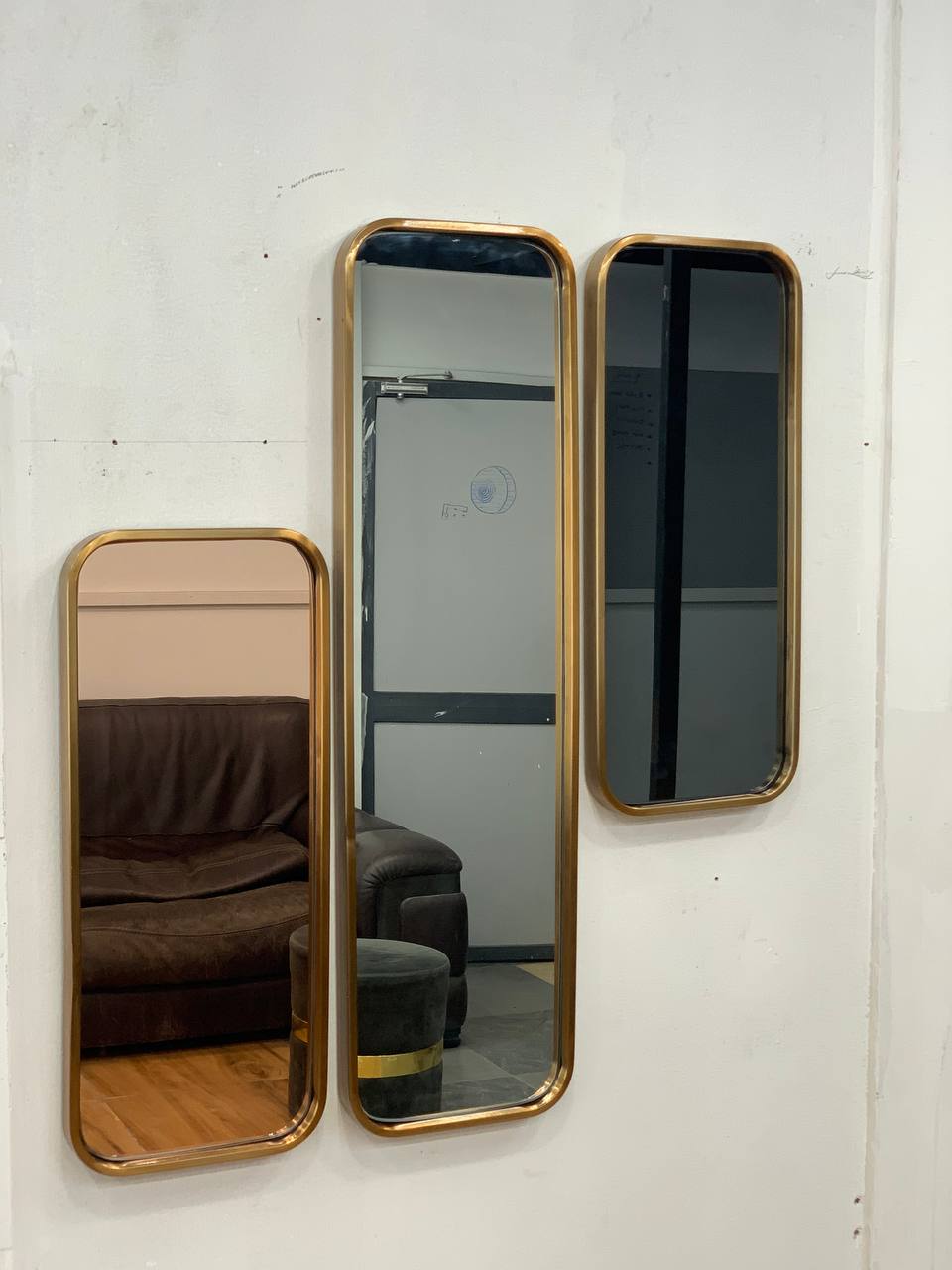 Aurora Arch Harmony Gold Mirror Set - The Gharnish - A Unit of Satkala Creations