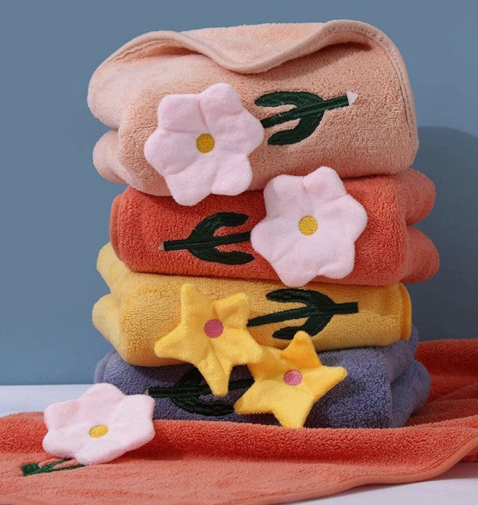 Embroidery Premium Bath Towel - The Gharnish - A Unit of Satkala Creations