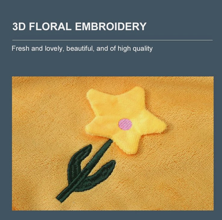 Embroidery Premium Bath Towel - The Gharnish - A Unit of Satkala Creations
