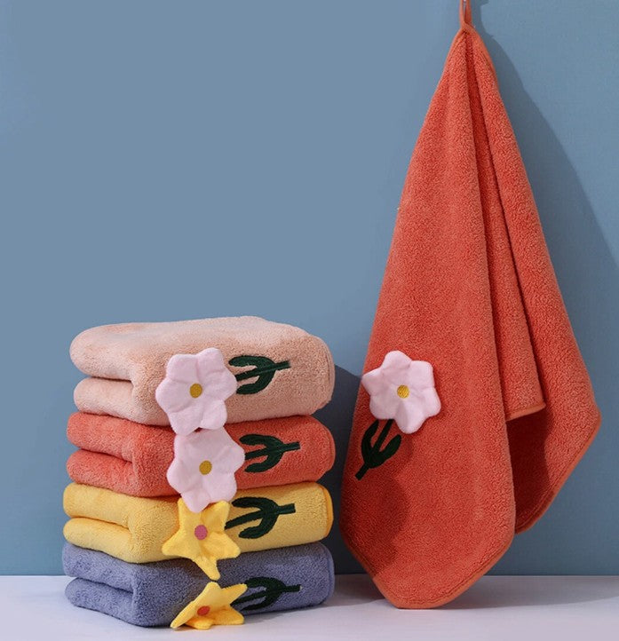 Embroidery Premium Bath Towel - The Gharnish - A Unit of Satkala Creations
