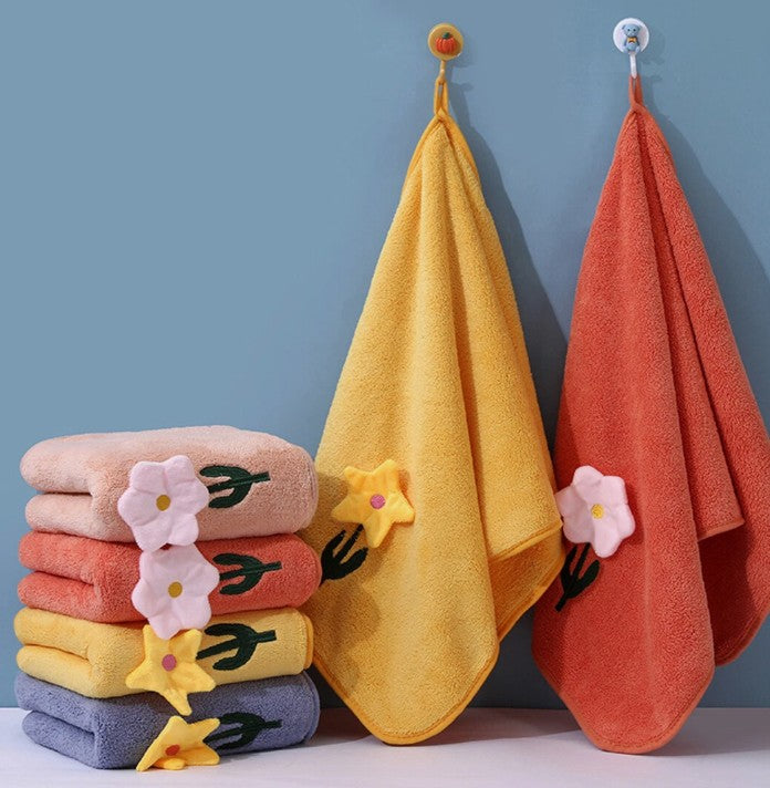 Embroidery Premium Bath Towel - The Gharnish - A Unit of Satkala Creations