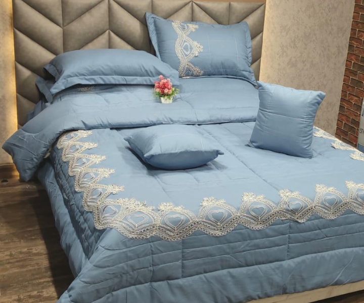 BROCADE Super Soft Luxurious 8pcs Beddings set - The Gharnish - A Unit of Satkala Creations