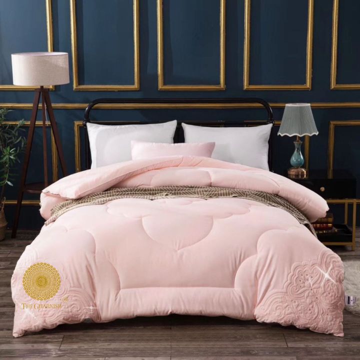 Ultra Soft Summer Collection Cotton Comforter with Crystal - The Gharnish - A Unit of Satkala Creations