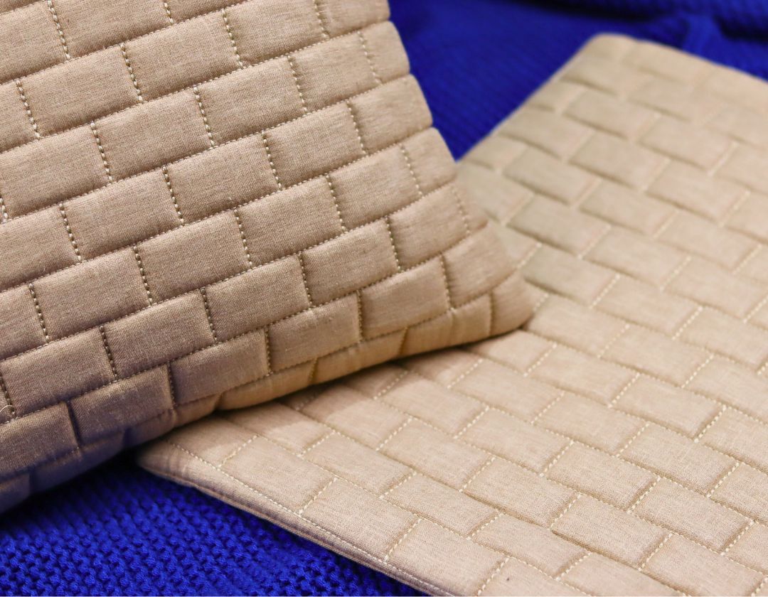 Brick Pattern Premium Heavy Cushion Cover - The Gharnish - A Unit of Satkala Creations