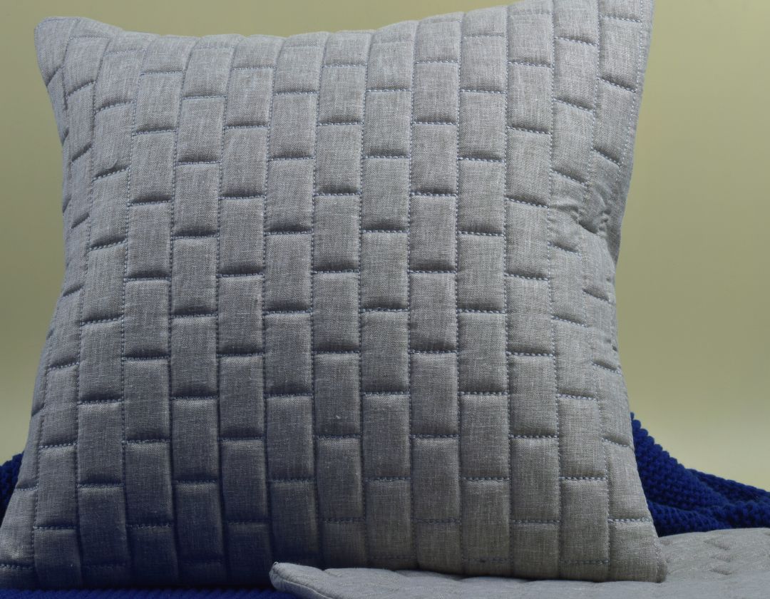 Brick Pattern Premium Heavy Cushion Cover - The Gharnish - A Unit of Satkala Creations