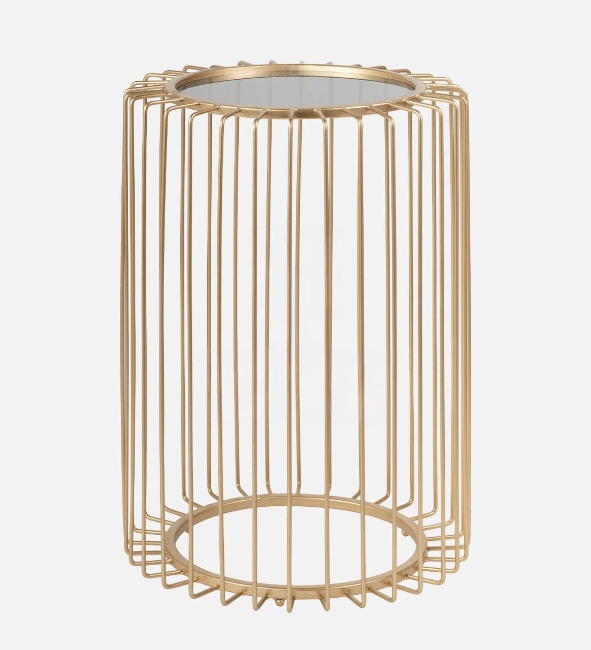 Modern Wire Metal Coffee Table – Small Accent, Side, or Center Table for Home and Office - The Gharnish - A Unit of Satkala Creations