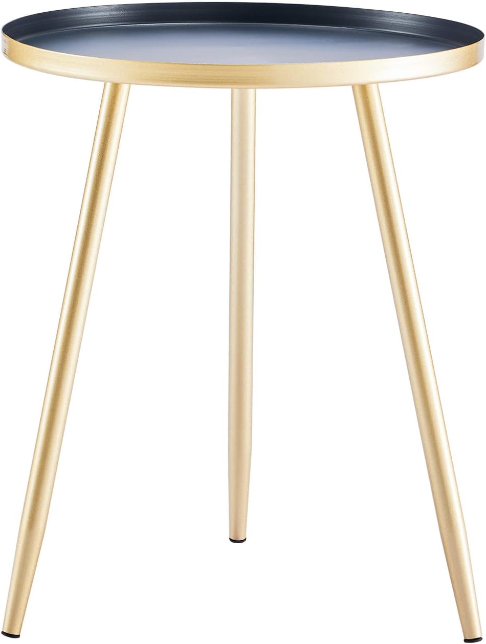 Round Metal 3 Leg Table for Bedroom or living room - The Gharnish - A Unit of Satkala Creations