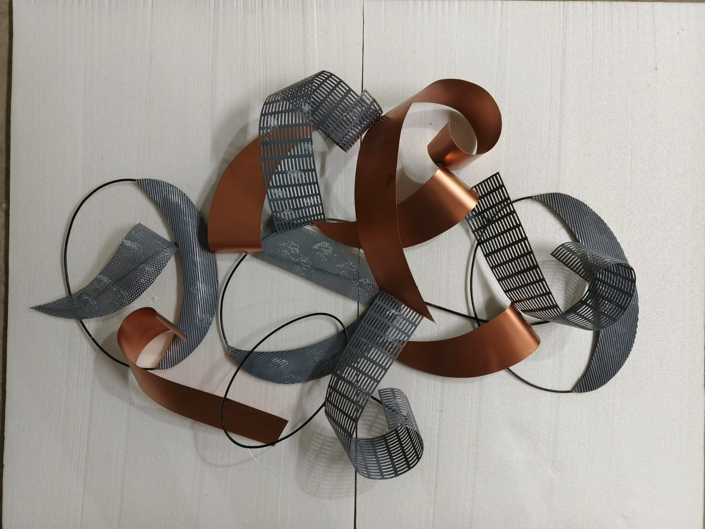 Modern irregular abstract decorative wall art by The Gharnish, 48x30 inches, featuring contemporary geometric design.