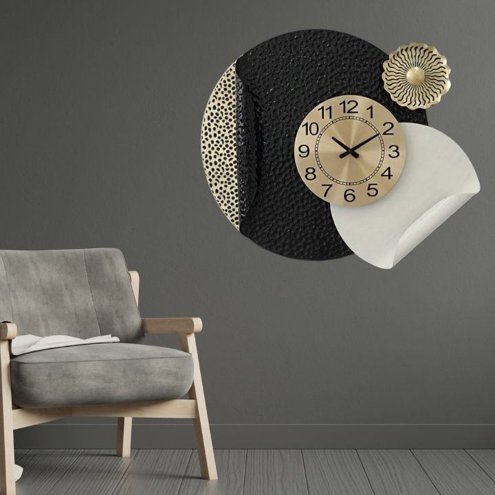 Big Circles Wall Clock (24 Inches ) - The Gharnish - A Unit of Satkala Creations