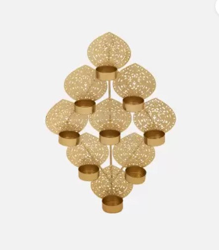 Wall Mounted Decorative T-Light Holder - The Gharnish - A Unit of Satkala Creations