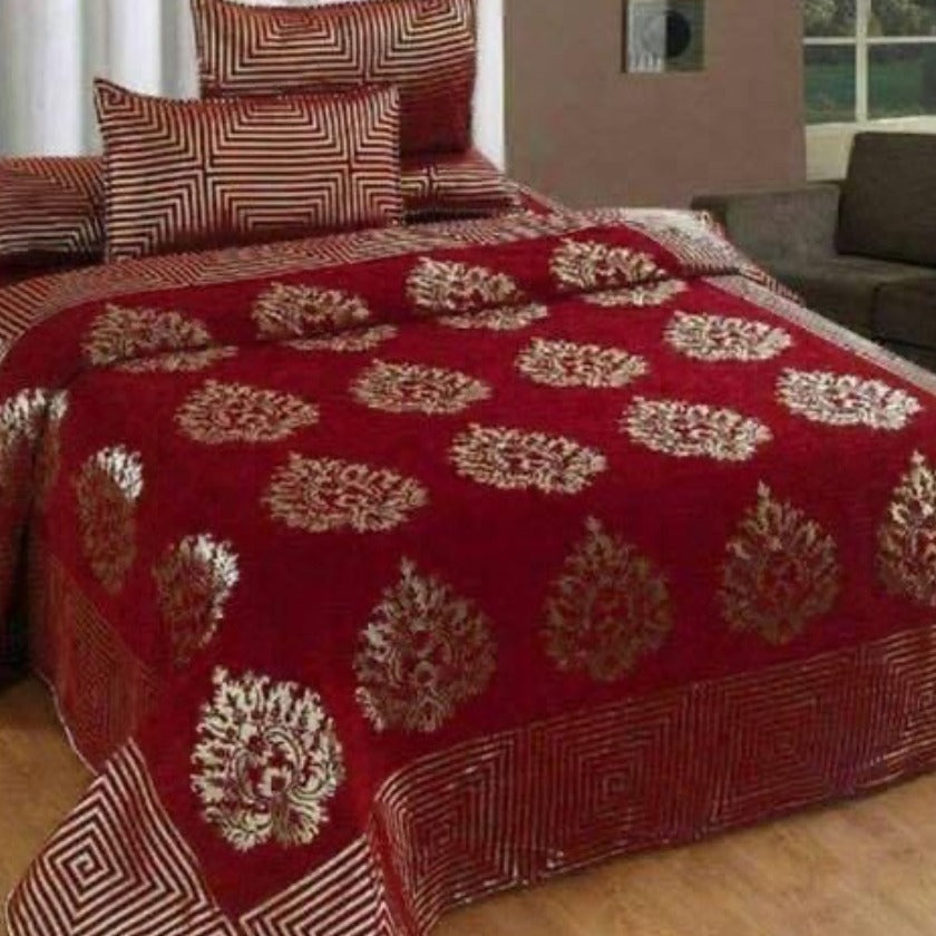 Chennile Premium Bedsheet - The Gharnish - A Unit of Satkala Creations