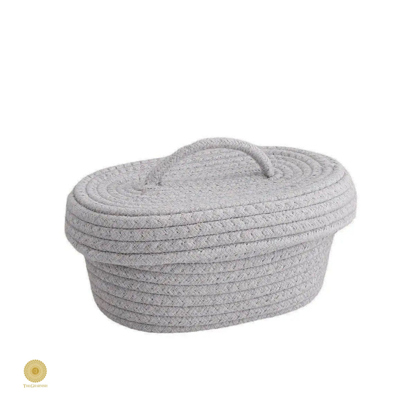 Oval Jute Multipurpose Basket - The Gharnish - A Unit of Satkala Creations