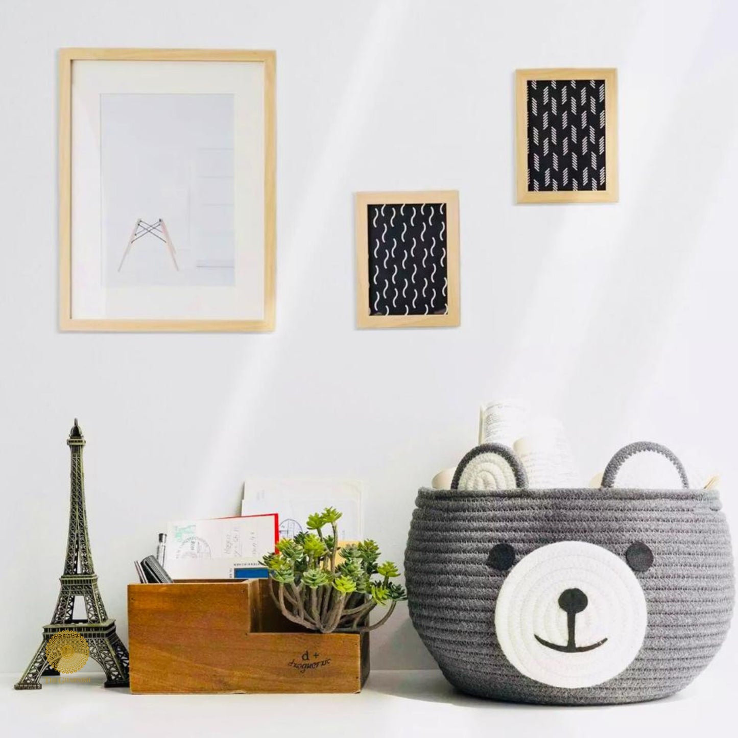 Rabbit Style Multipurpose Storage Basket - The Gharnish - A Unit of Satkala Creations