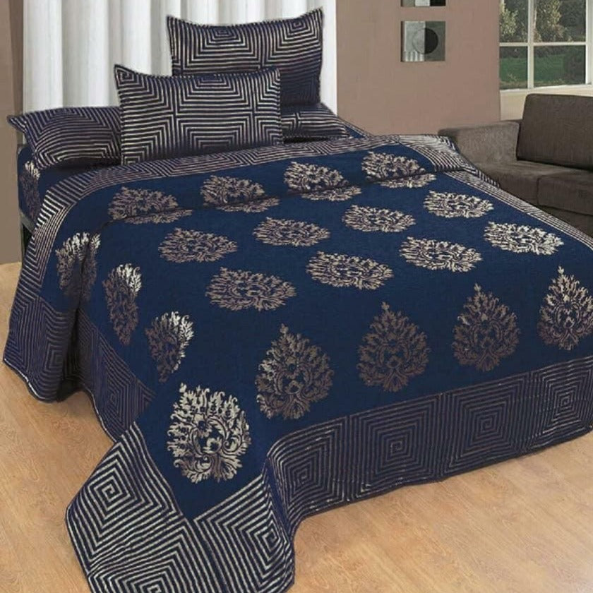 Chennile Premium Bedsheet - The Gharnish - A Unit of Satkala Creations