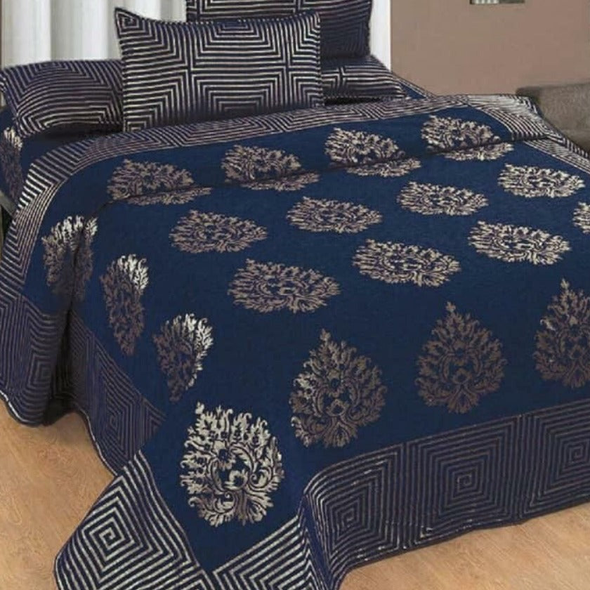 Chennile Premium Bedsheet - The Gharnish - A Unit of Satkala Creations