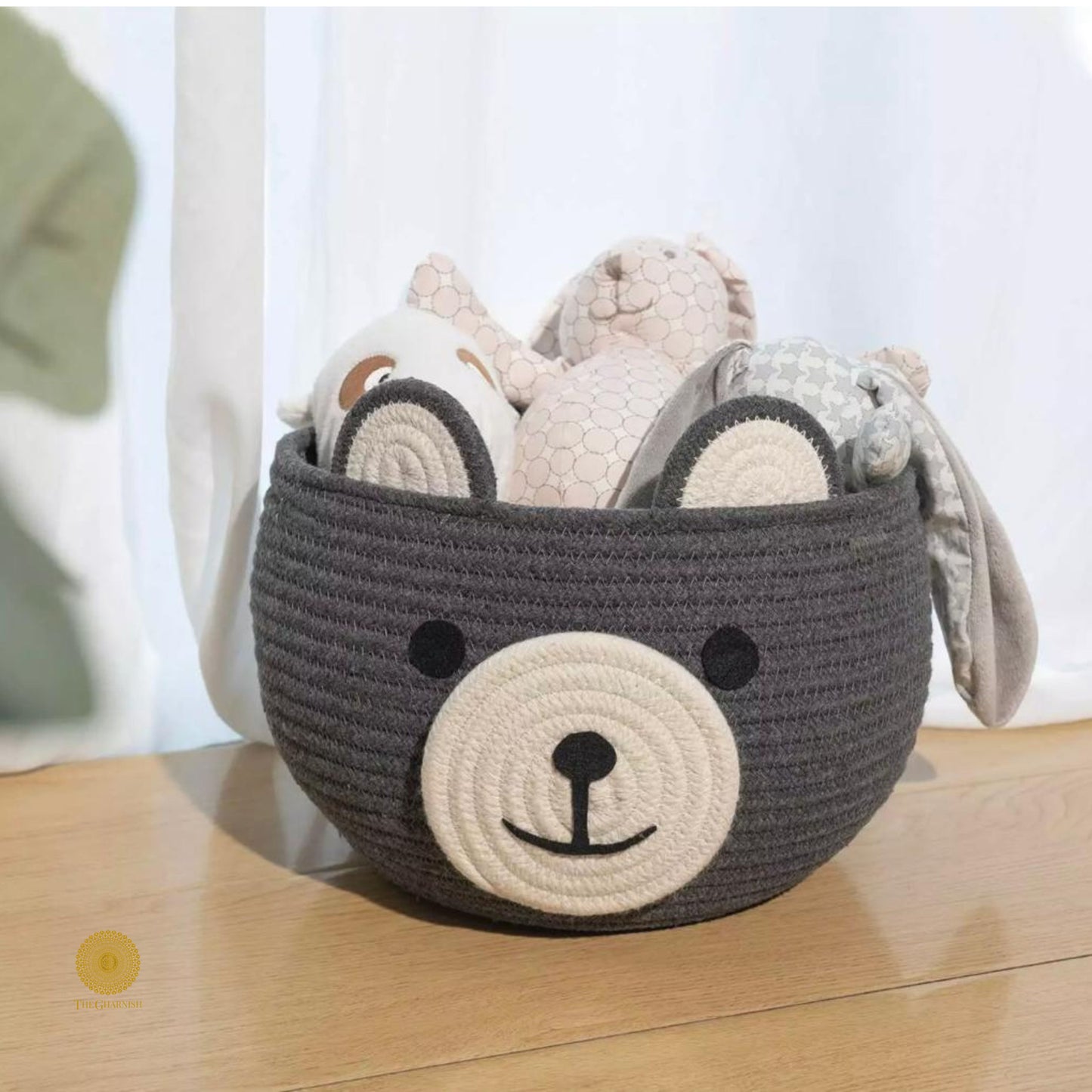 Rabbit Style Multipurpose Storage Basket - The Gharnish - A Unit of Satkala Creations