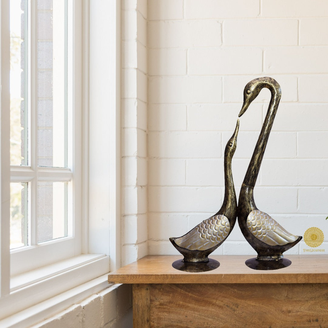 Magnus Pair of Antique Duck - The Gharnish - A Unit of Satkala Creations