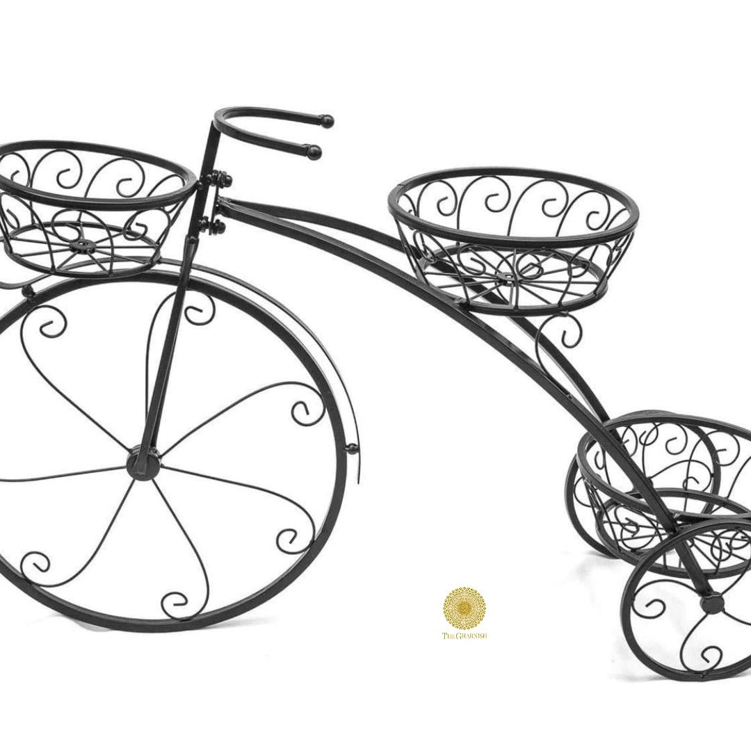 Planter Stand Tricycle (28 x 23 Inches) - The Gharnish - A Unit of Satkala Creations