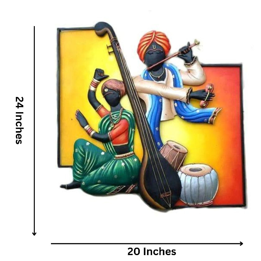 Indian Kala Rustic Wall Art - The Gharnish - A Unit of Satkala Creations