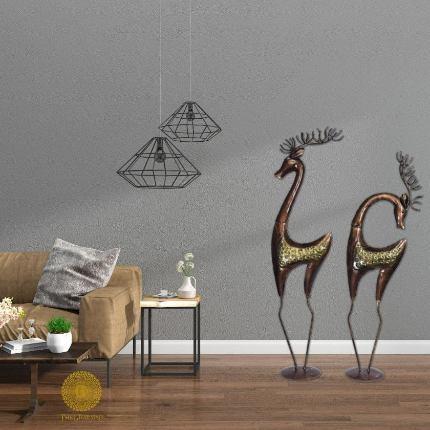 Antique Set of Deer - The Gharnish - A Unit of Satkala Creations