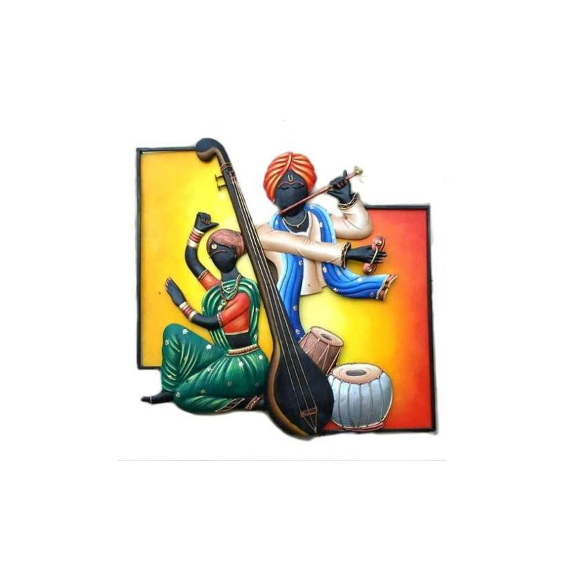 Indian Kala Rustic Wall Art - The Gharnish - A Unit of Satkala Creations