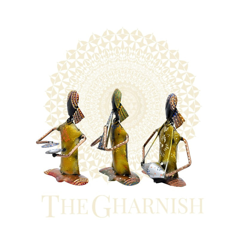 Antique Sitting Musicians - The Gharnish - A Unit of Satkala Creations