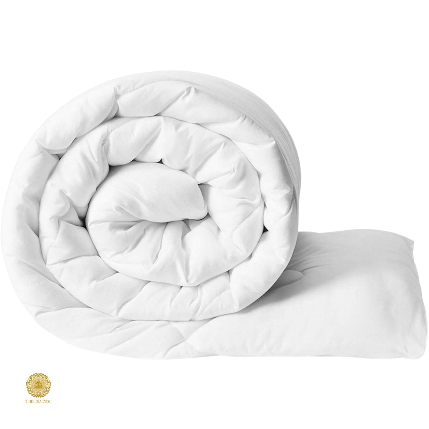 Satin Stripes Solid Comforter - The Gharnish - A Unit of Satkala Creations