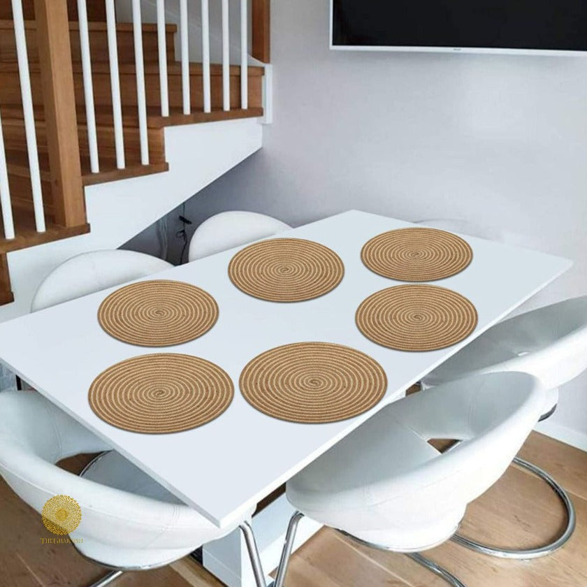 Dinning Table Mat Set of 6 - The Gharnish - A Unit of Satkala Creations