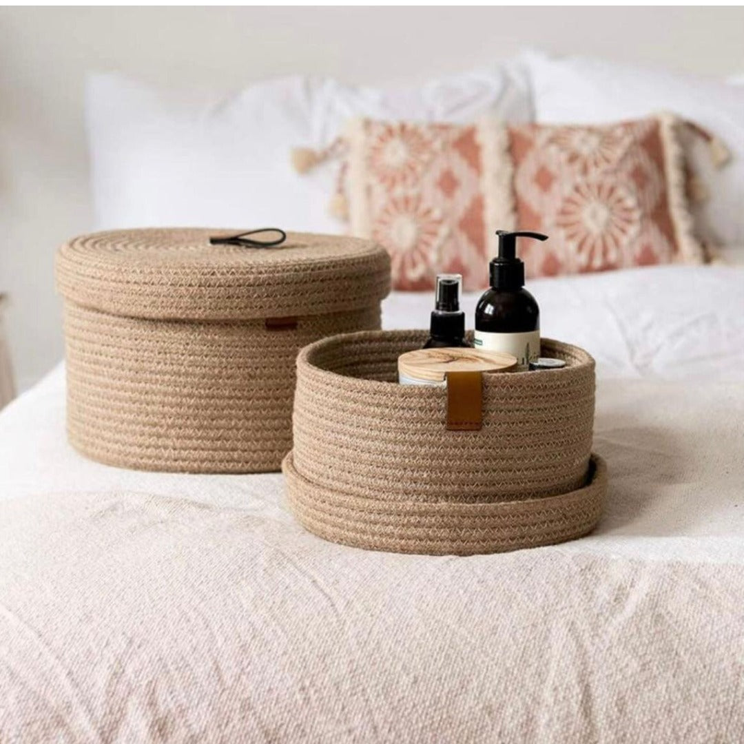 Snake Basket (Set of 2) - The Gharnish - A Unit of Satkala Creations