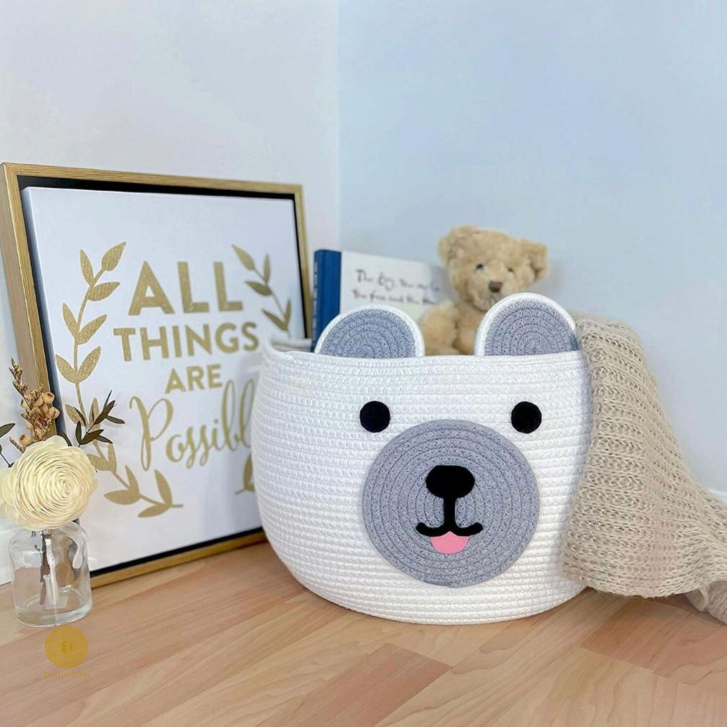 Rabbit Style Multipurpose Storage Basket - The Gharnish - A Unit of Satkala Creations