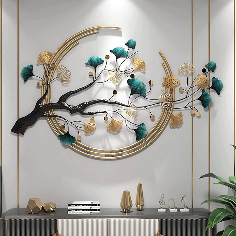 Half Circle Nature Wall Art (48x24 Inches) - The Gharnish - A Unit of Satkala Creations