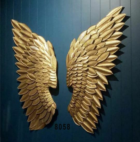 2 Metallic Wings (18 x 40 Inches) - The Gharnish - A Unit of Satkala Creations