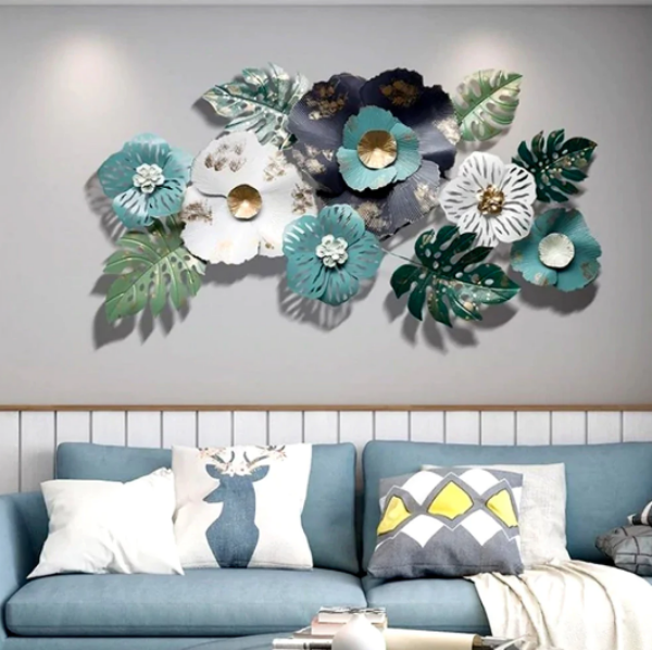 Eternal Flower Wall Accent (48*24 Inches) - The Gharnish - A Unit of Satkala Creations