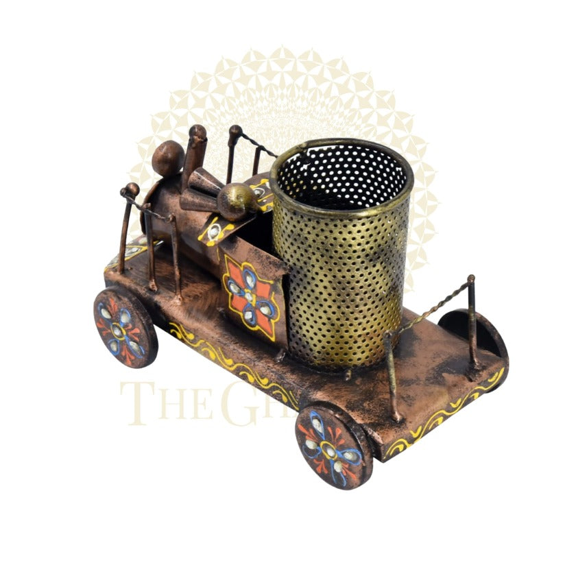 Antique Railway Engine Pen Stand - The Gharnish - A Unit of Satkala Creations